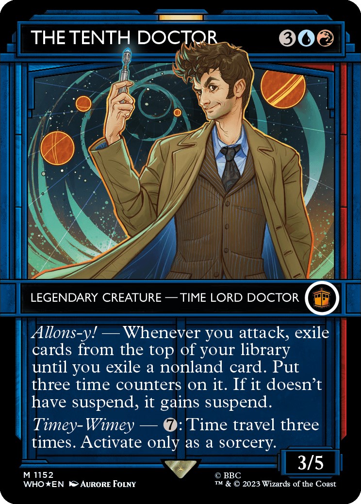 The Tenth Doctor (Showcase) (Surge Foil) [Doctor Who] | Devastation Store