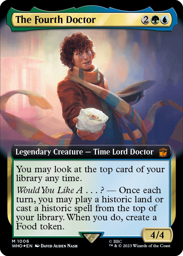 The Fourth Doctor (Extended Art) (Surge Foil) [Doctor Who] | Devastation Store
