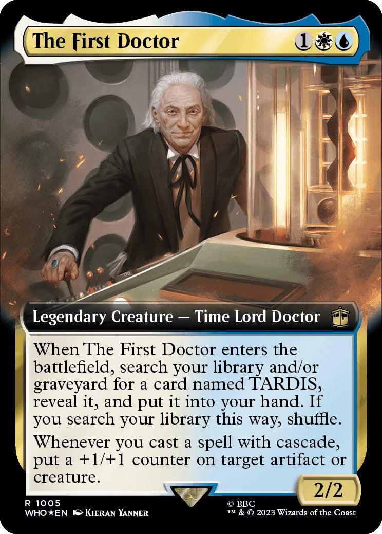 The First Doctor (Extended Art) (Surge Foil) [Doctor Who] | Devastation Store