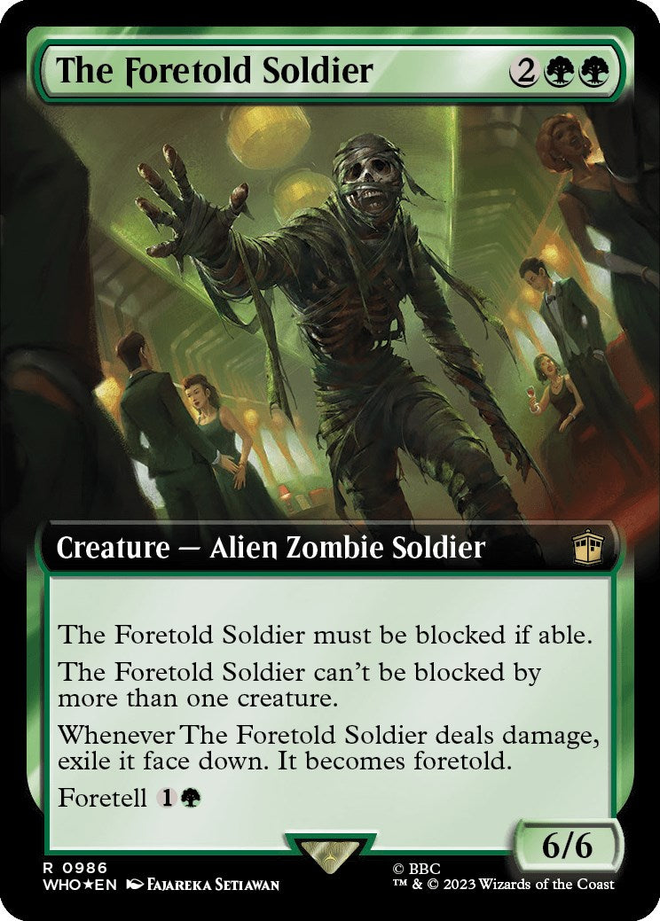 The Foretold Soldier (Extended Art) (Surge Foil) [Doctor Who] | Devastation Store