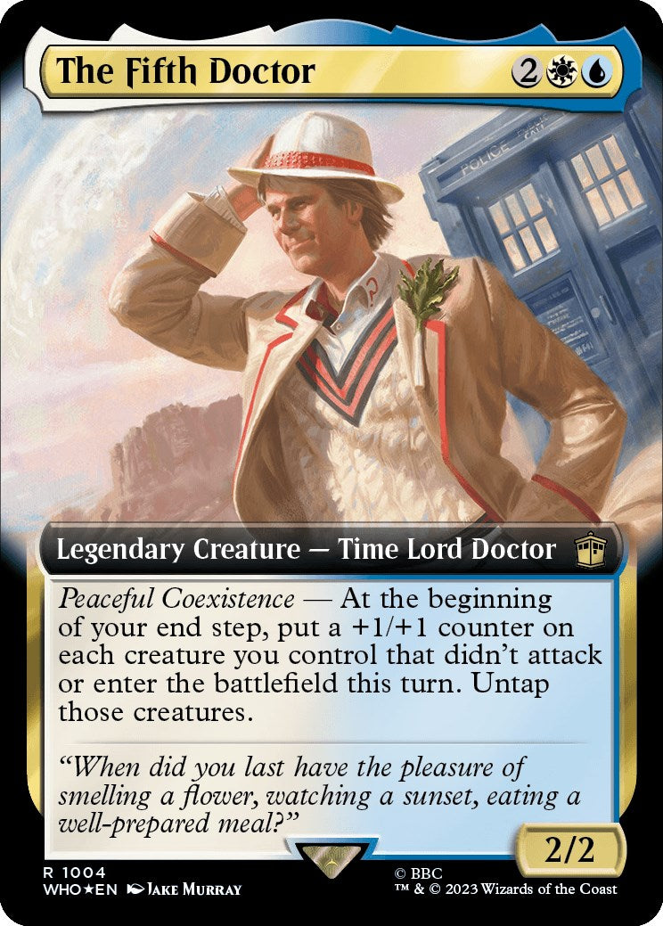 The Fifth Doctor (Extended Art) (Surge Foil) [Doctor Who] | Devastation Store