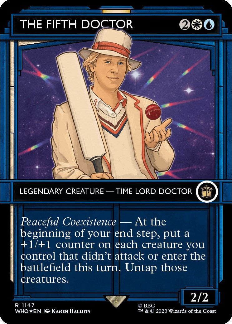 The Fifth Doctor (Showcase) (Surge Foil) [Doctor Who] | Devastation Store