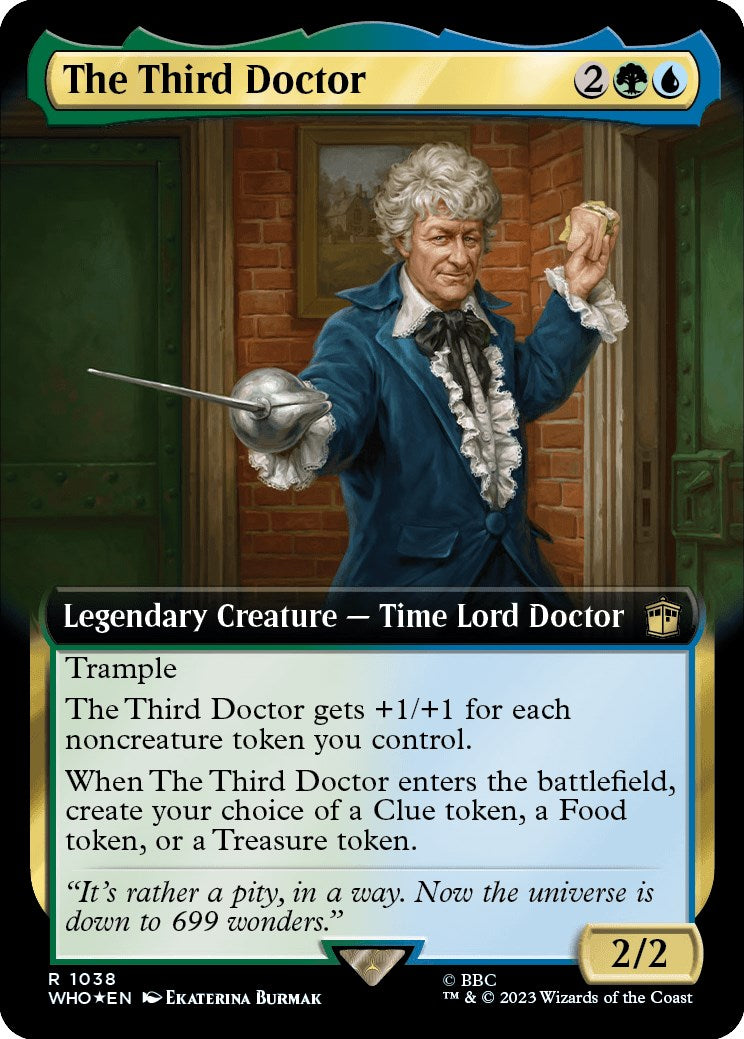 The Third Doctor (Extended Art) (Surge Foil) [Doctor Who] | Devastation Store