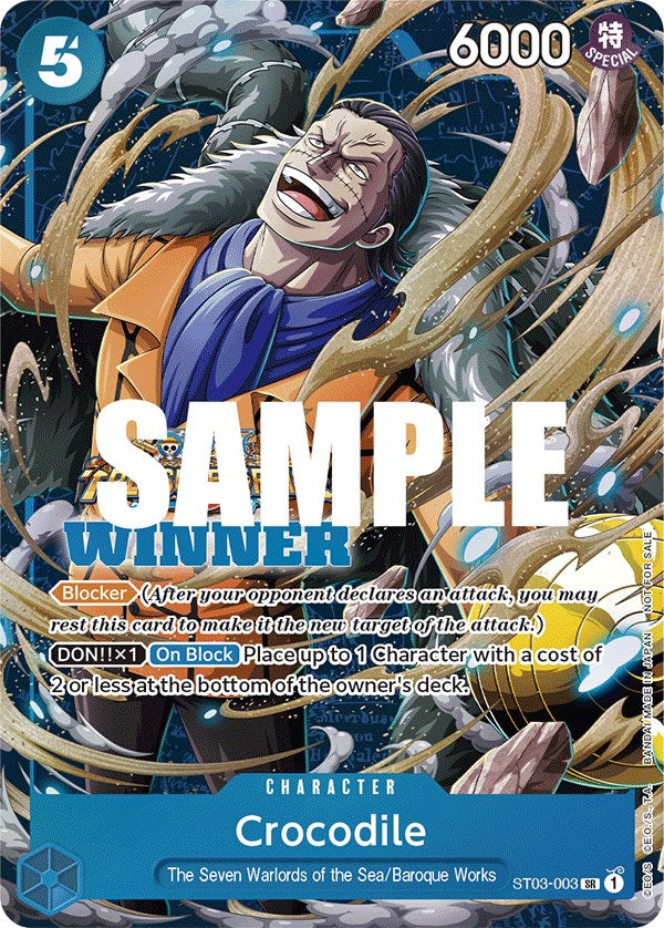 Crocodile (Winner Pack Vol. 5) [One Piece Promotion Cards] | Devastation Store