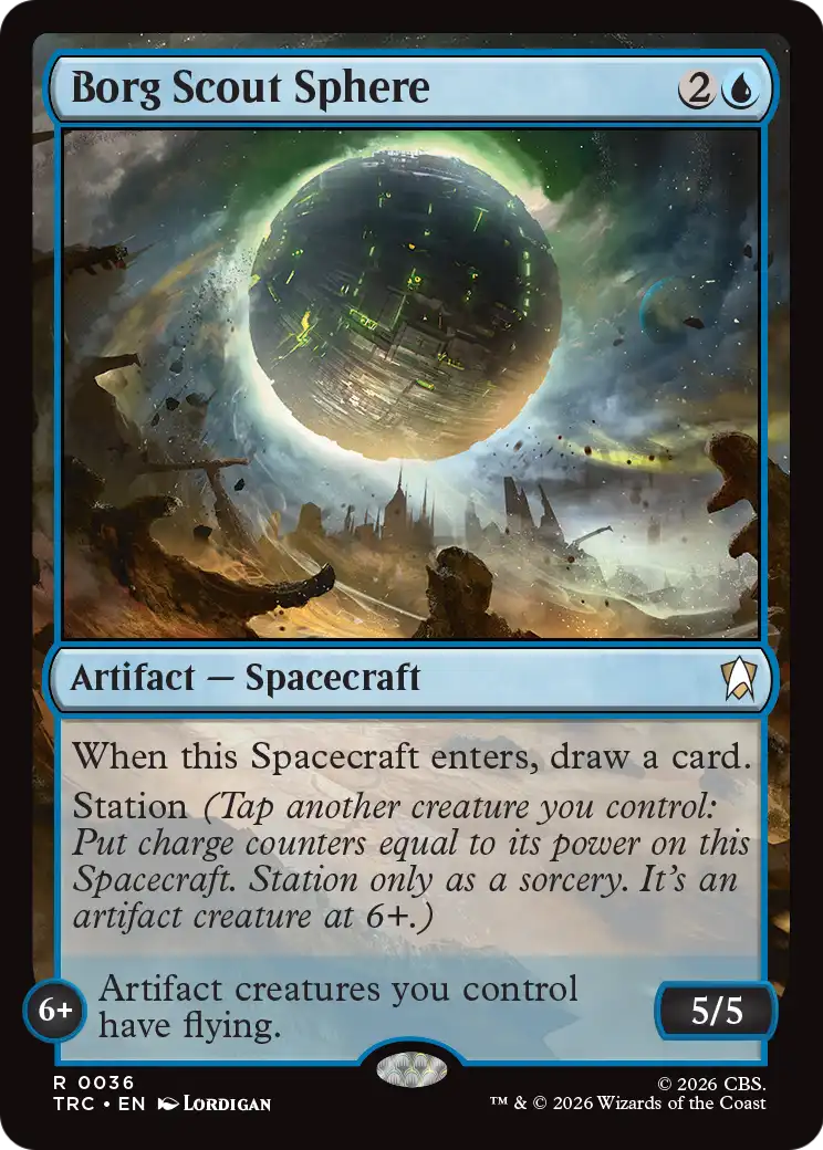 Borg Scout Sphere (Surge Foil) [Star Trek Commander] | Devastation Store