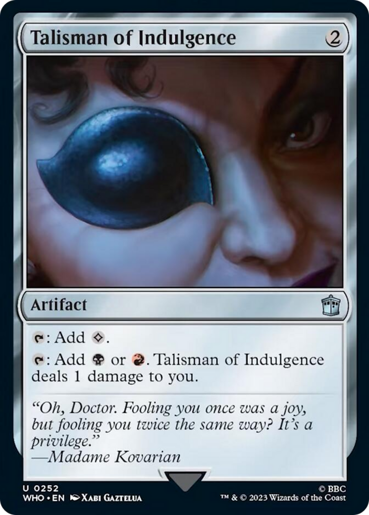 Talisman of Indulgence [Doctor Who] | Devastation Store