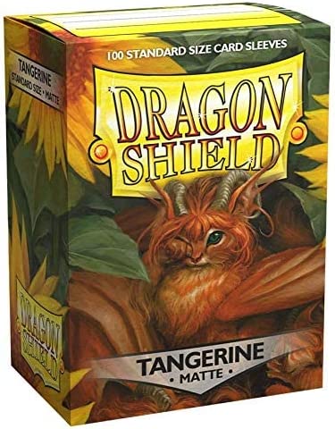 Dragon Shield Matte Sleeve - Tangerine 100ct | Devastation Store