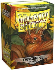 Dragon Shield Matte Sleeve - Tangerine 100ct | Devastation Store