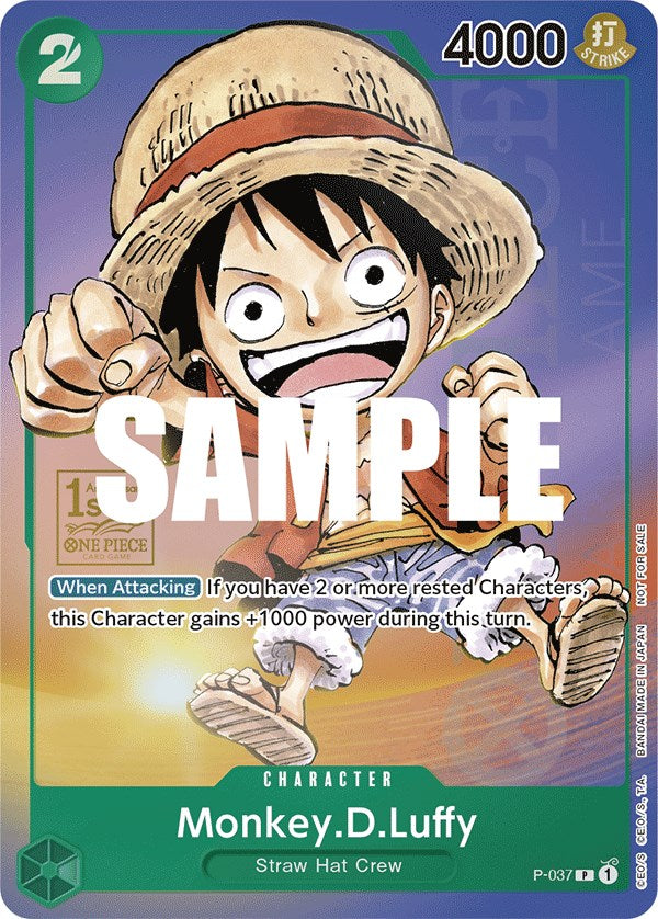 Monkey.D.Luffy (1st Anniversary Tournament) [One Piece Promotion Cards] | Devastation Store