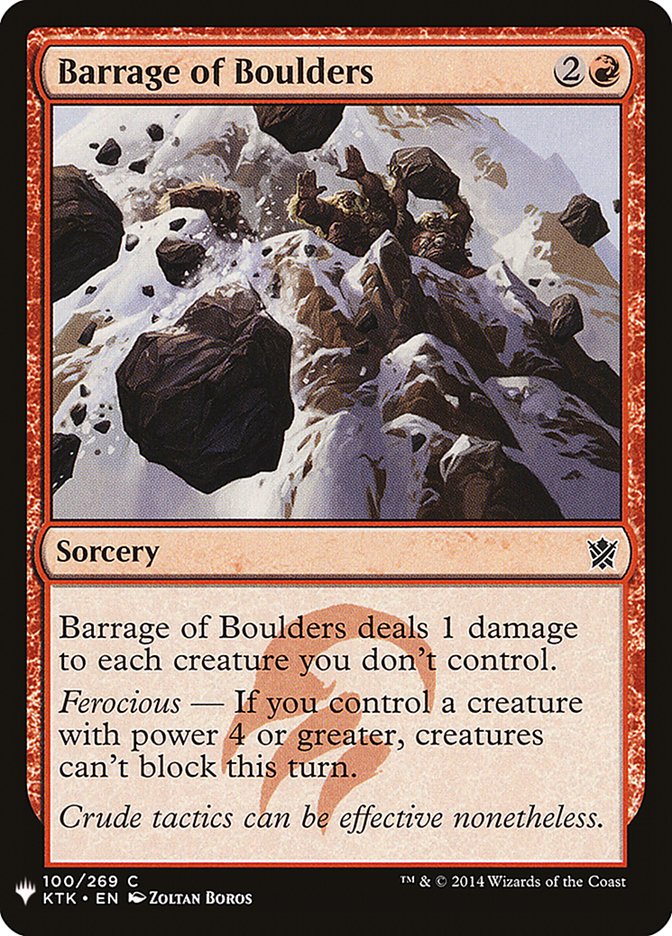 Barrage of Boulders [Mystery Booster] | Devastation Store