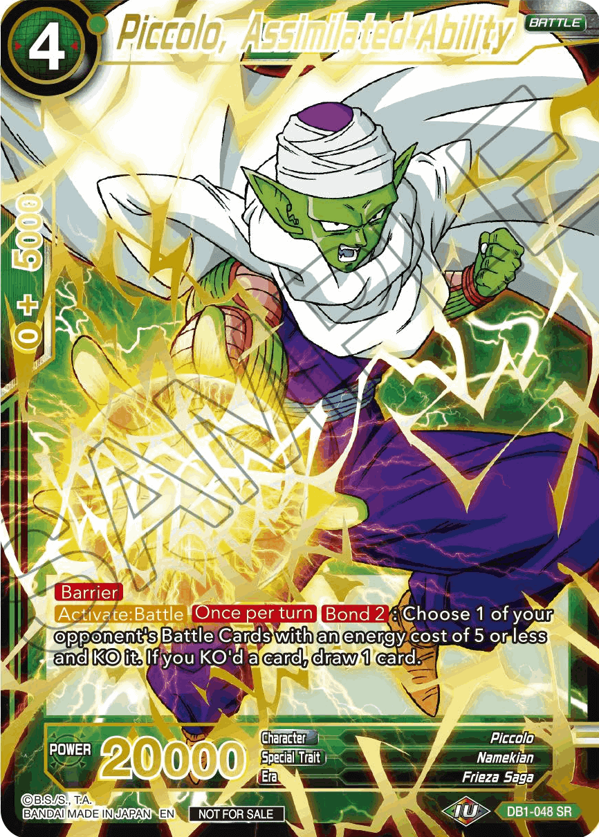 Piccolo, Assimilated Ability (Alt. Art Card Set 2023 Vol. 1) (DB1-048) [Tournament Promotion Cards] | Devastation Store