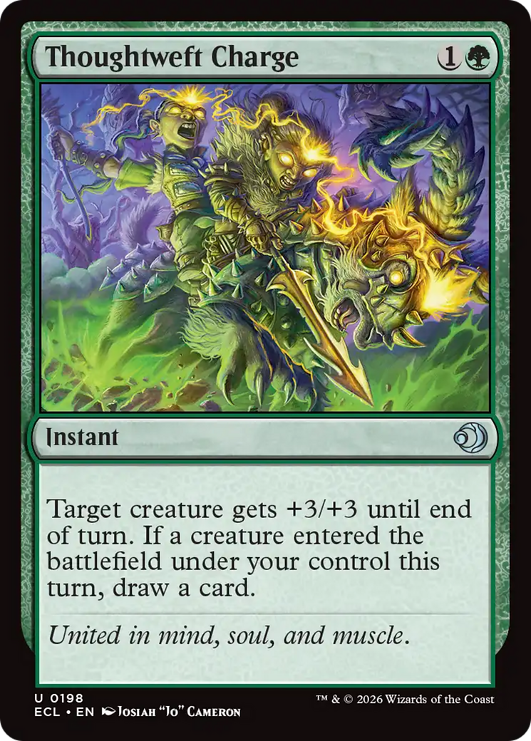 Thoughtweft Charge [Lorwyn Eclipsed] | Devastation Store