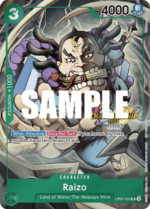 Raizo (CS 2023 Event Pack) [One Piece Promotion Cards] | Devastation Store