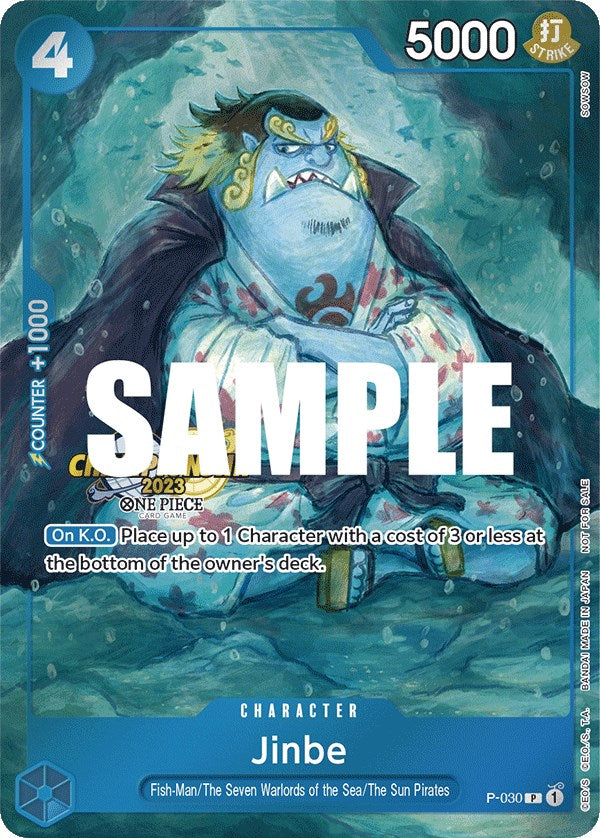 Jinbe (CS 2023 Event Pack) [One Piece Promotion Cards] | Devastation Store