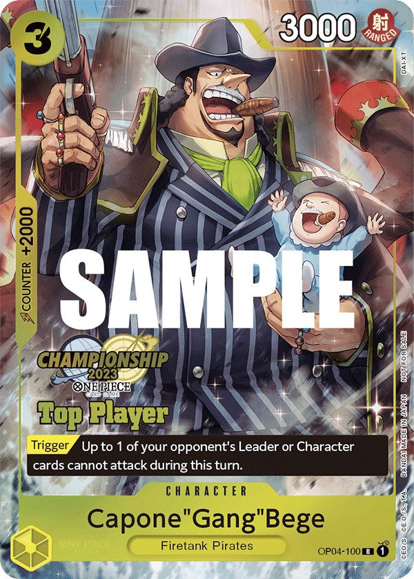 Capone"Gang"Bege (CS 2023 Top Players Pack) [One Piece Promotion Cards] | Devastation Store