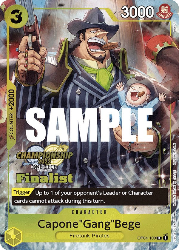 Capone"Gang"Bege (CS 2023 Top Players Pack) [Finalist] [One Piece Promotion Cards] | Devastation Store