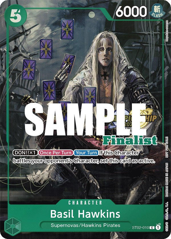 Basil Hawkins (CS 2023 Top Players Pack) [Finalist] [One Piece Promotion Cards] | Devastation Store