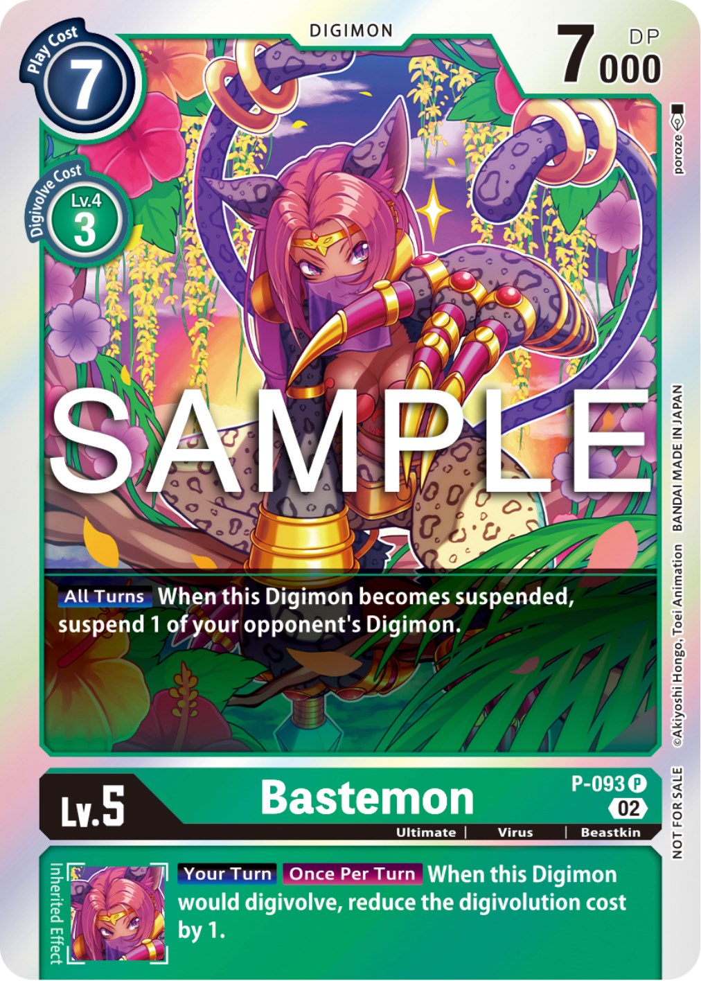Bastemon [P-093] - P-093 (3rd Anniversary Update Pack) [Promotional Cards] | Devastation Store
