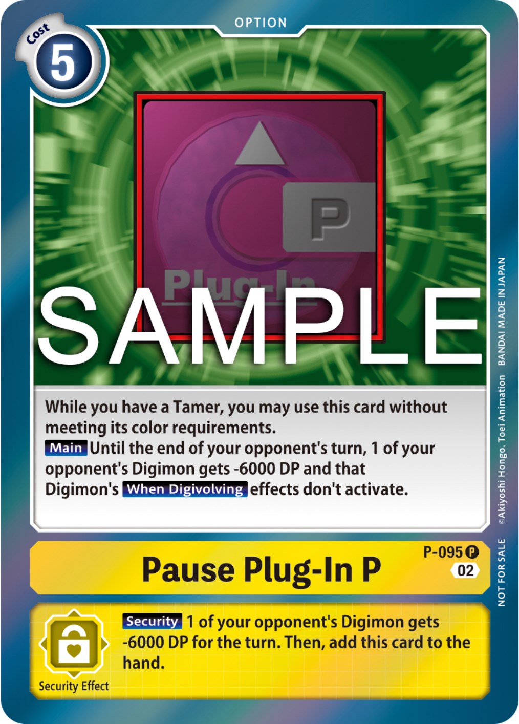 Pause Plug-In P [P-095] (3rd Anniversary Update Pack) [Promotional Cards] | Devastation Store