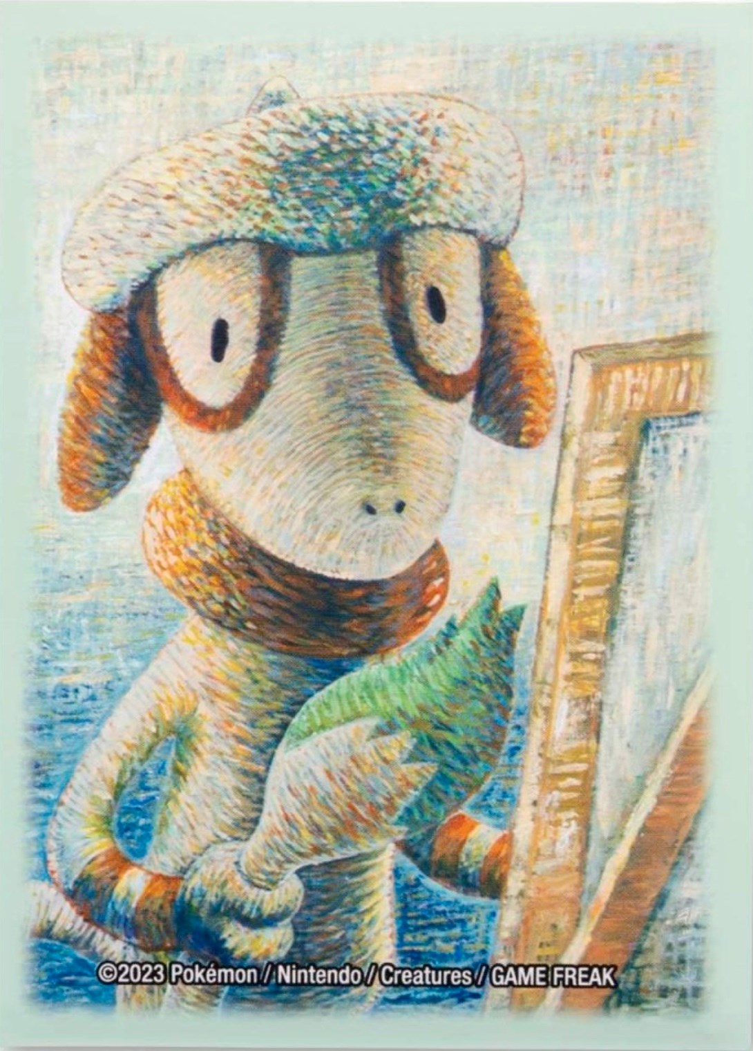 Card Sleeves - Smeargle Inspired by Self-Portrait as a Painter (Pokemon Center × Van Gogh Museum) | Devastation Store
