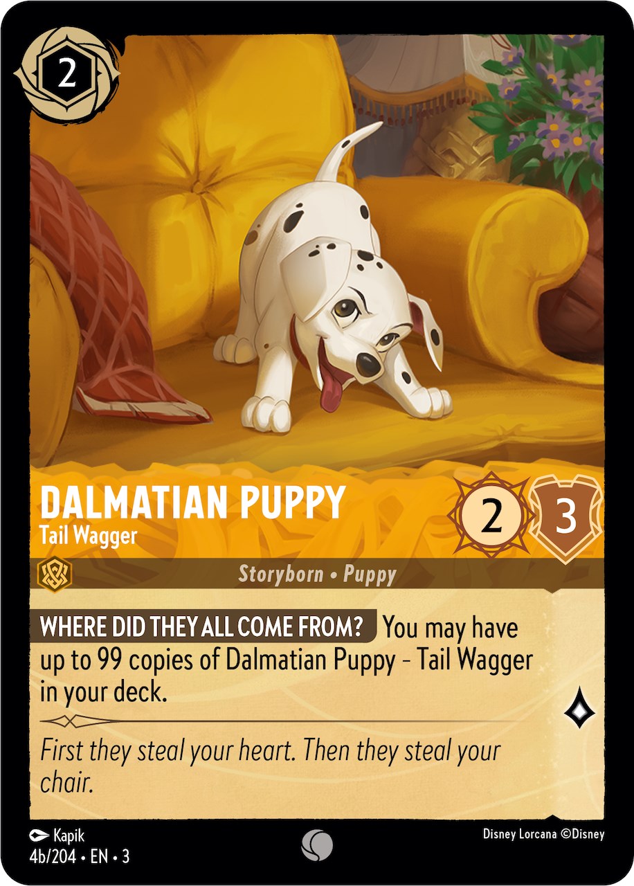 Dalmatian Puppy - Tail Wagger (4b) (4b/204) [Into the Inklands] | Devastation Store