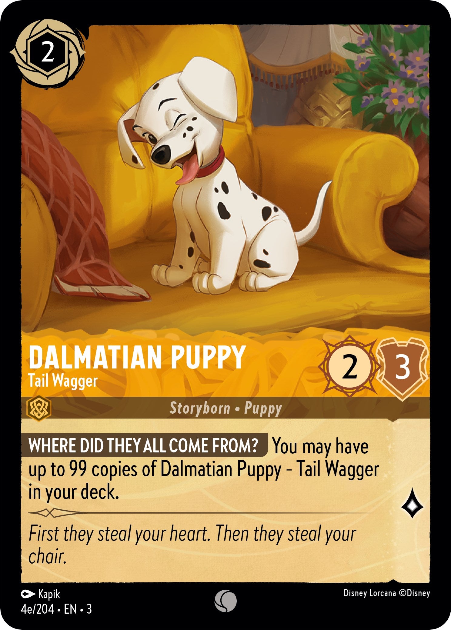 Dalmatian Puppy - Tail Wagger (4e) (4e/204) [Into the Inklands] | Devastation Store