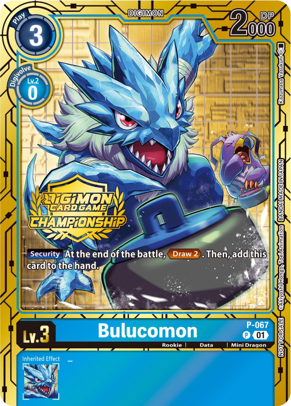 Bulucomon [P-067] (Championship 2023 Gold Card Set) [Promotional Cards] | Devastation Store