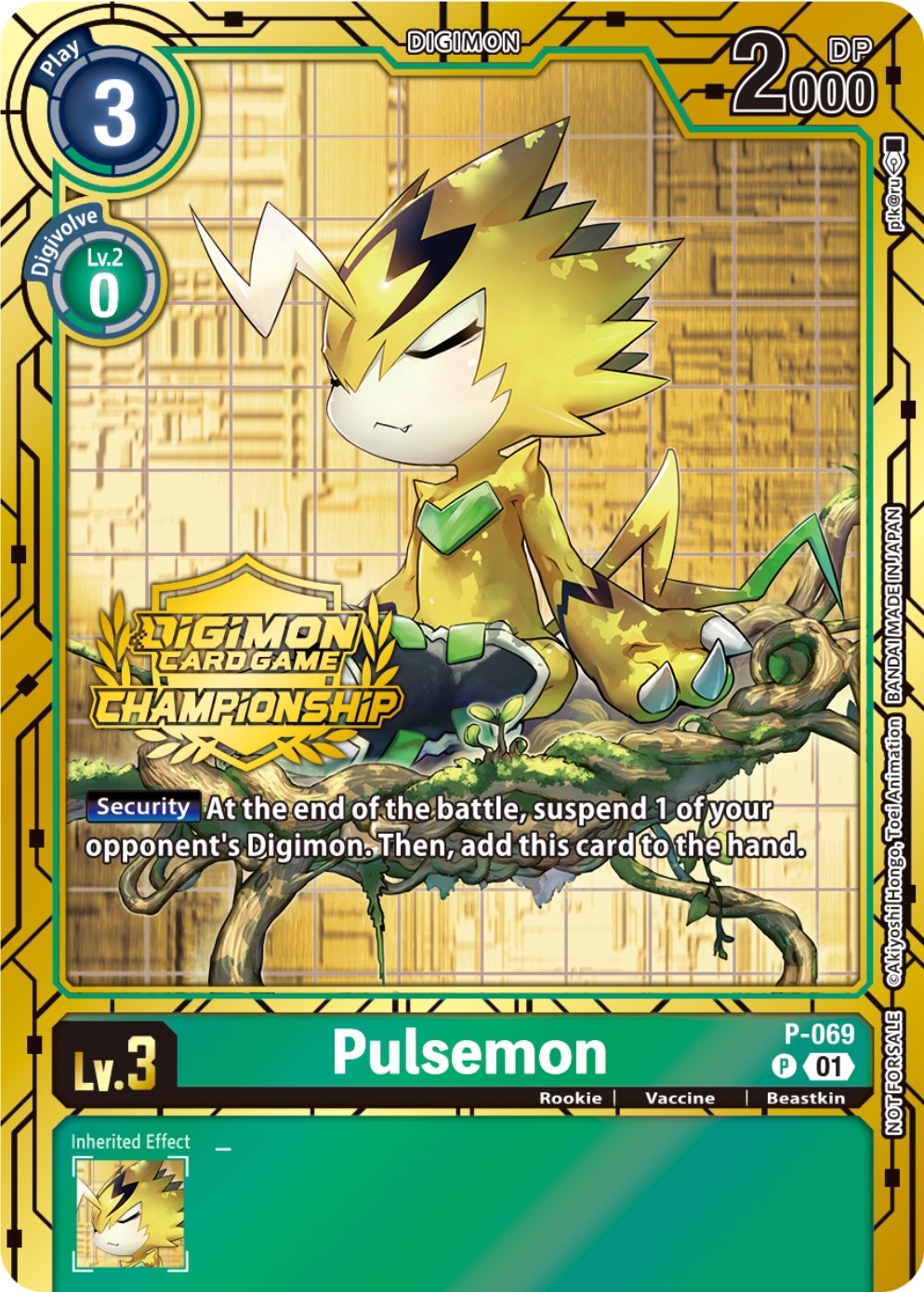 Pulsemon [P-069] (Championship 2023 Gold Card Set) [Promotional Cards] | Devastation Store
