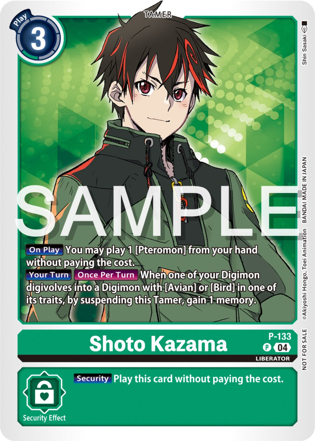 Shoto Kazama [P-133] (Digimon Liberator Promotion Pack) [Promotional Cards] | Devastation Store