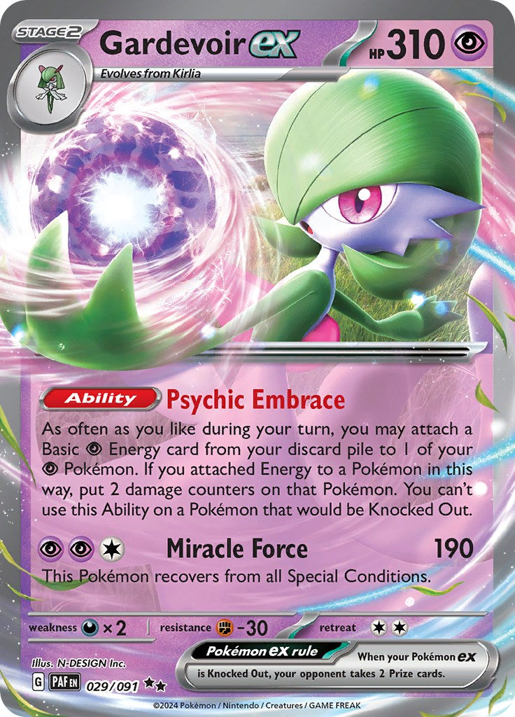 Gardevoir ex (029/091) [Scarlet & Violet: Paldean Fates] | Devastation Store