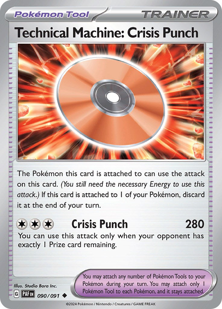 Technical Machine: Crisis Punch (090/091) [Scarlet & Violet: Paldean Fates] | Devastation Store