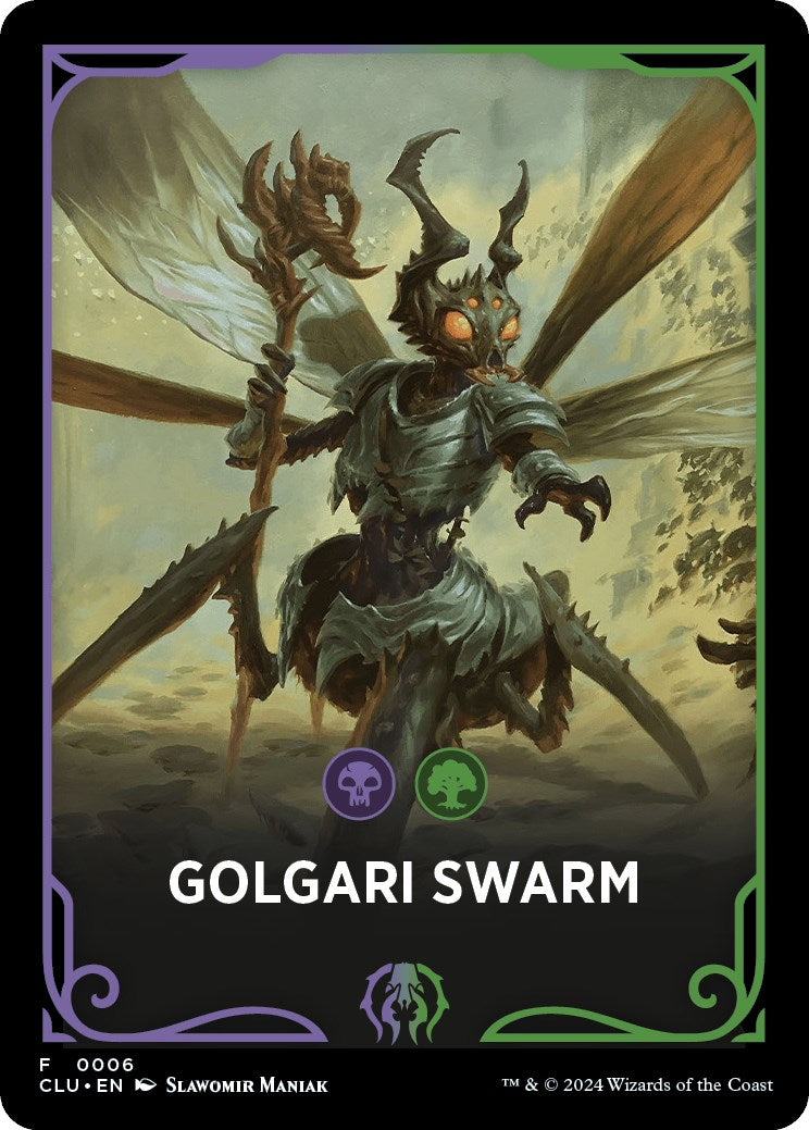 Golgari Swarm Theme Card [Ravnica: Clue Edition Tokens] | Devastation Store