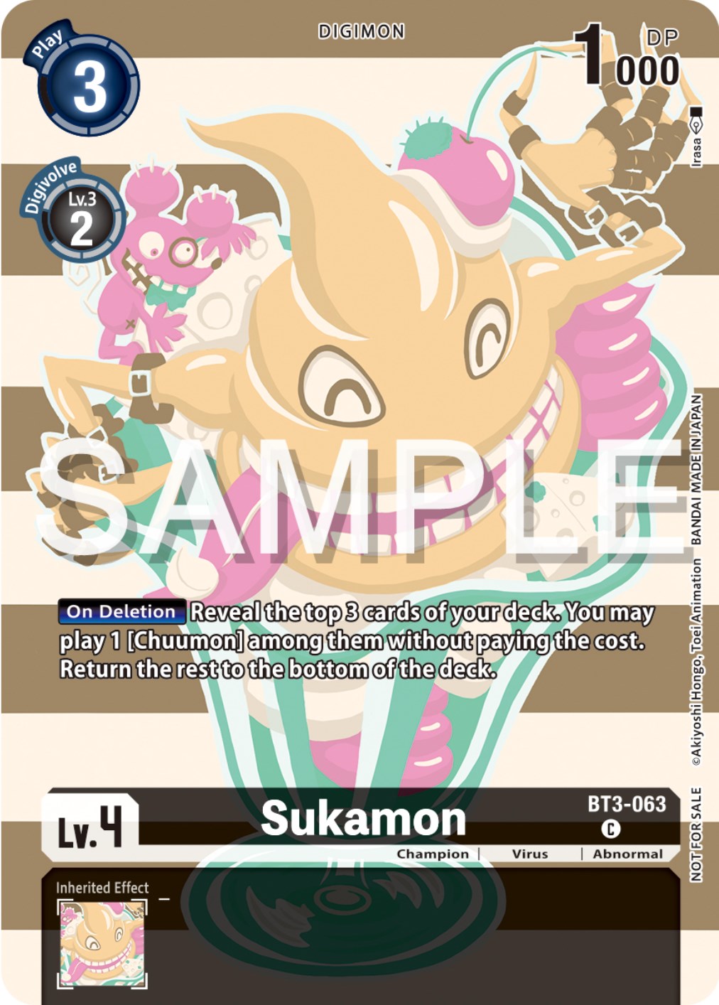 Sukamon [BT3-063] (Digimon Illustration Competition Pack 2023) [Release Special Booster Promos] | Devastation Store