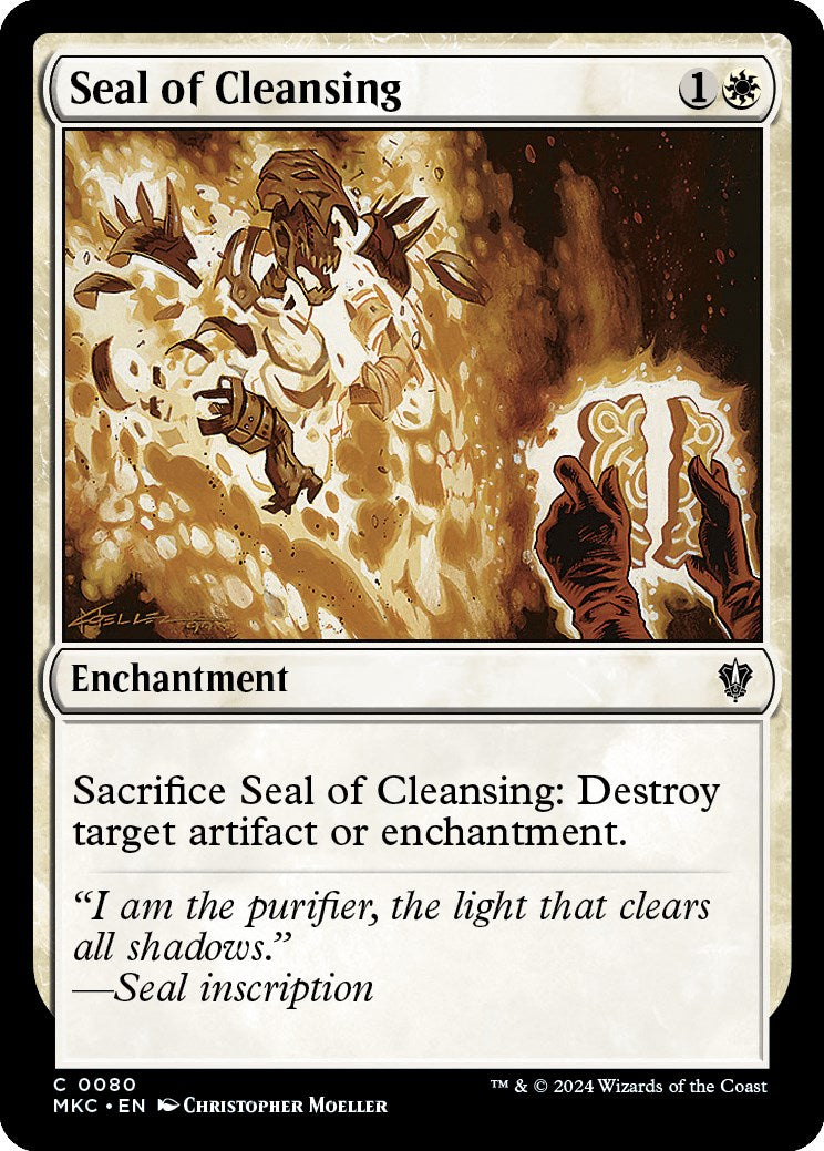 Seal of Cleansing [Murders at Karlov Manor Commander] | Devastation Store