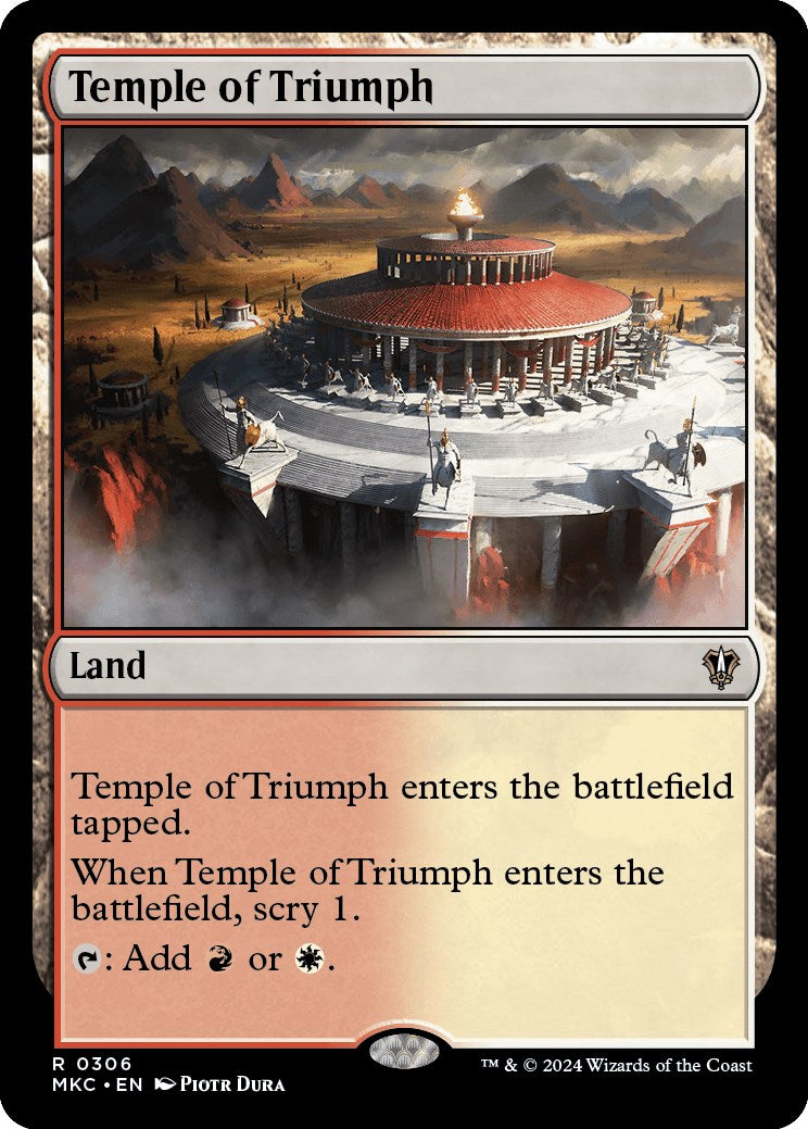 Temple of Triumph [Murders at Karlov Manor Commander] | Devastation Store