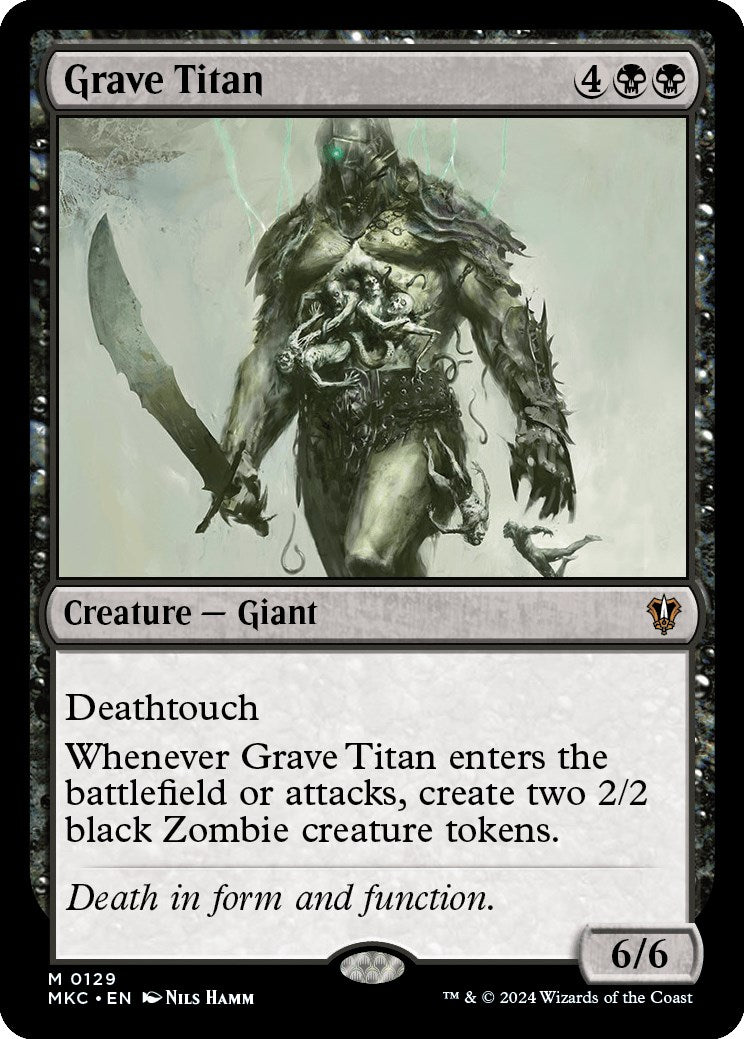 Grave Titan [Murders at Karlov Manor Commander] | Devastation Store