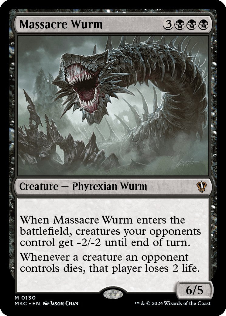 Massacre Wurm [Murders at Karlov Manor Commander] | Devastation Store