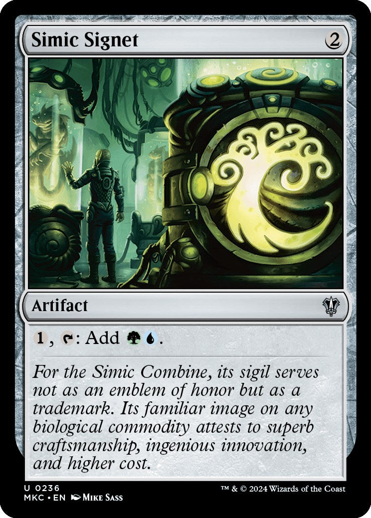 Simic Signet [Murders at Karlov Manor Commander] | Devastation Store