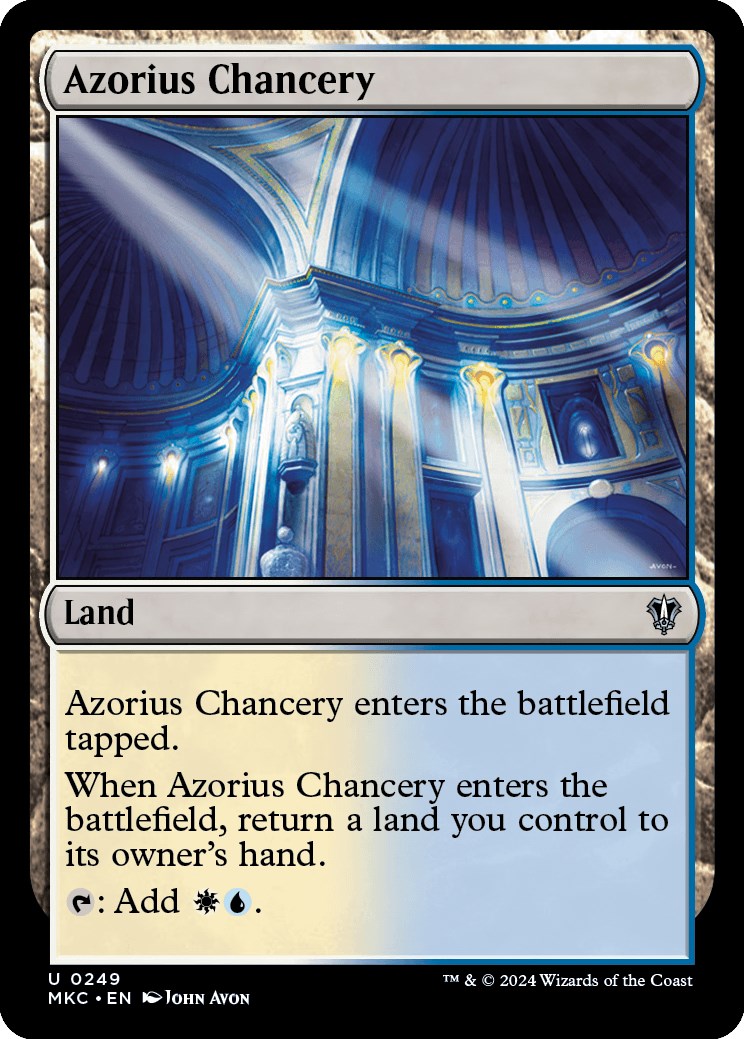 Azorius Chancery [Murders at Karlov Manor Commander] | Devastation Store