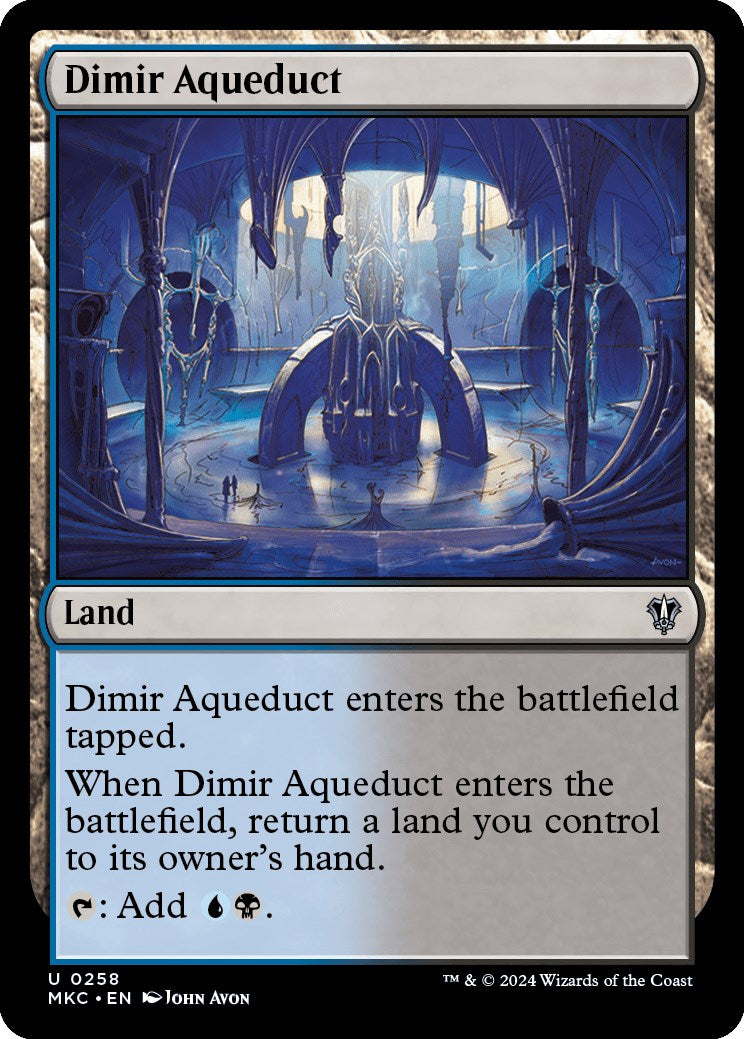 Dimir Aqueduct [Murders at Karlov Manor Commander] | Devastation Store