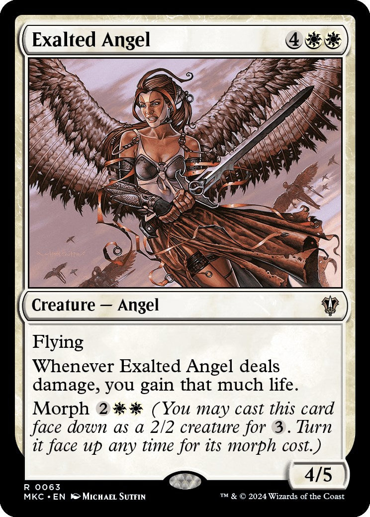 Exalted Angel [Murders at Karlov Manor Commander] | Devastation Store