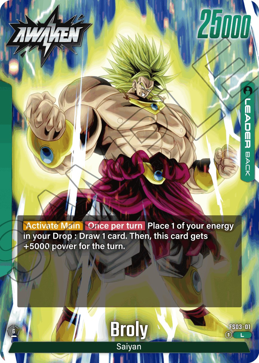 Broly (FS03-01) [Starter Deck: Broly] | Devastation Store