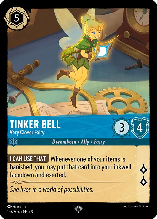 Tinker Bell - Very Clever Fairy (157/204) [Into the Inklands] | Devastation Store