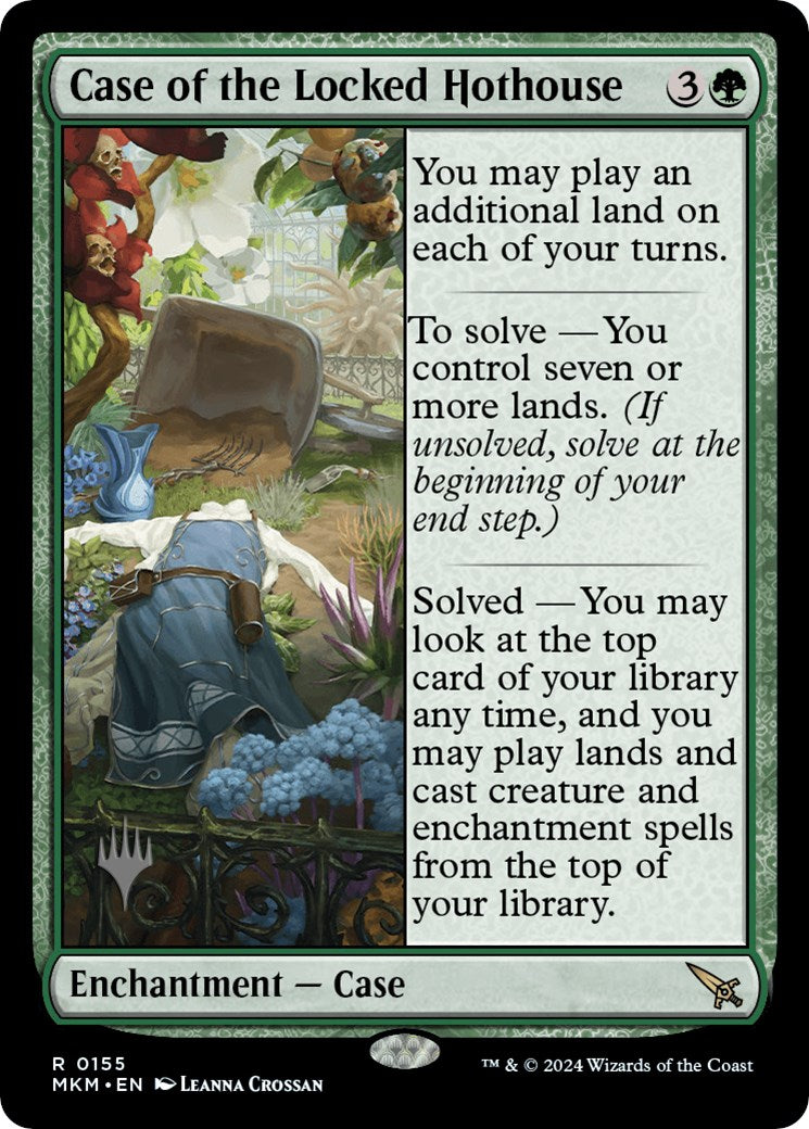 Case of the Locked Hothouse (Promo Pack) [Murders at Karlov Manor Promos] | Devastation Store