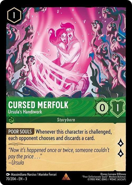 Cursed Merfolk - Ursula's Handiwork (70/204) [Into the Inklands] | Devastation Store