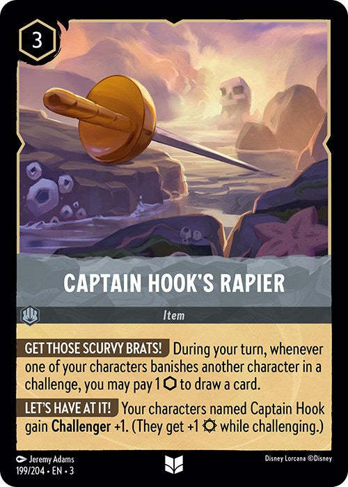 Captain Hook's Rapier (199/204) [Into the Inklands] | Devastation Store