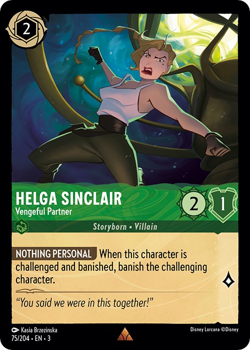 Helga Sinclair - Vengeful Partner (75/204) [Into the Inklands] | Devastation Store