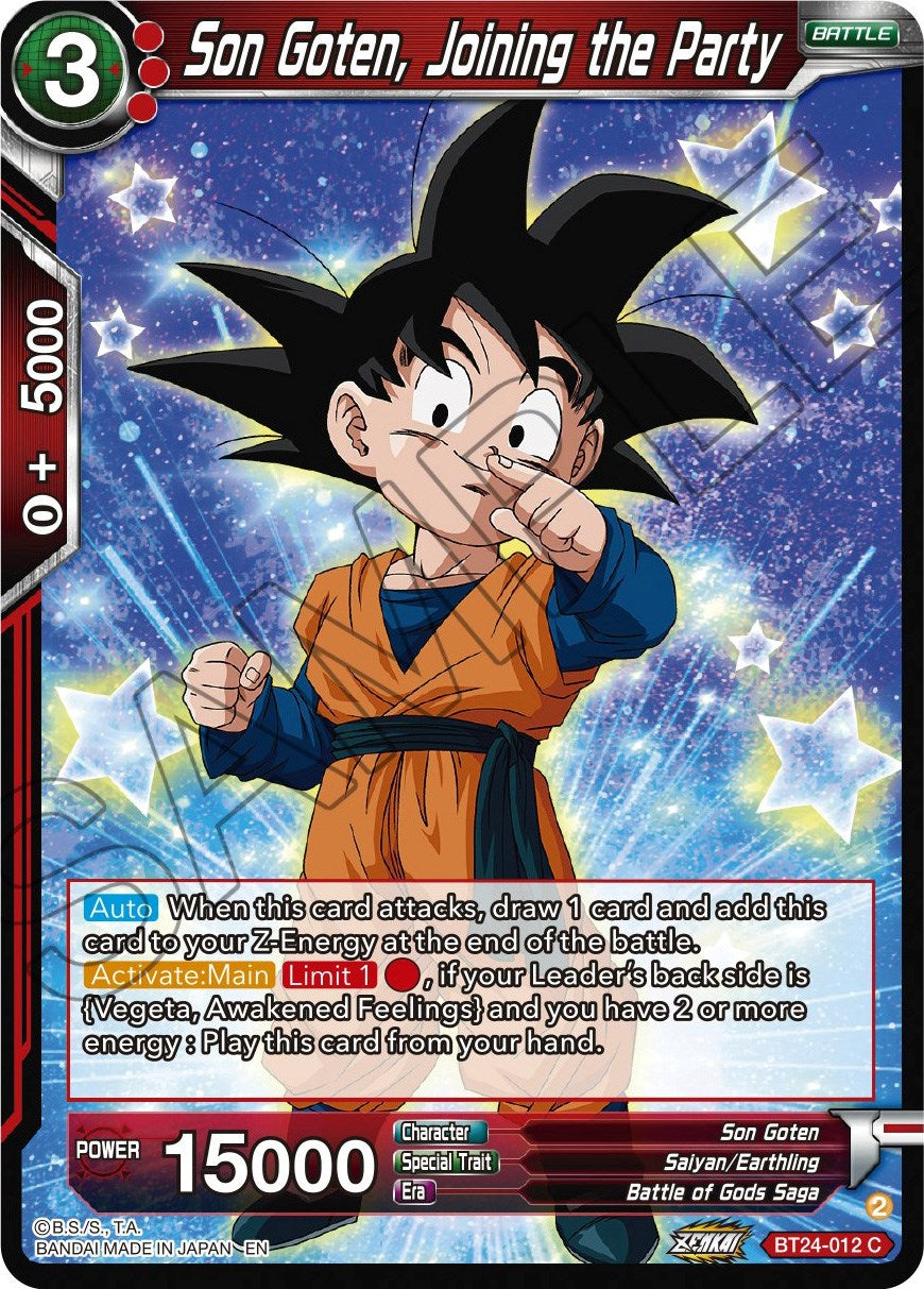 Son Goten, Joining the Party (BT24-012) [Beyond Generations] | Devastation Store