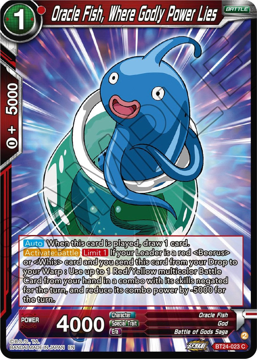 Oracle Fish, Where Godly Power Lies (BT24-023) [Beyond Generations] | Devastation Store