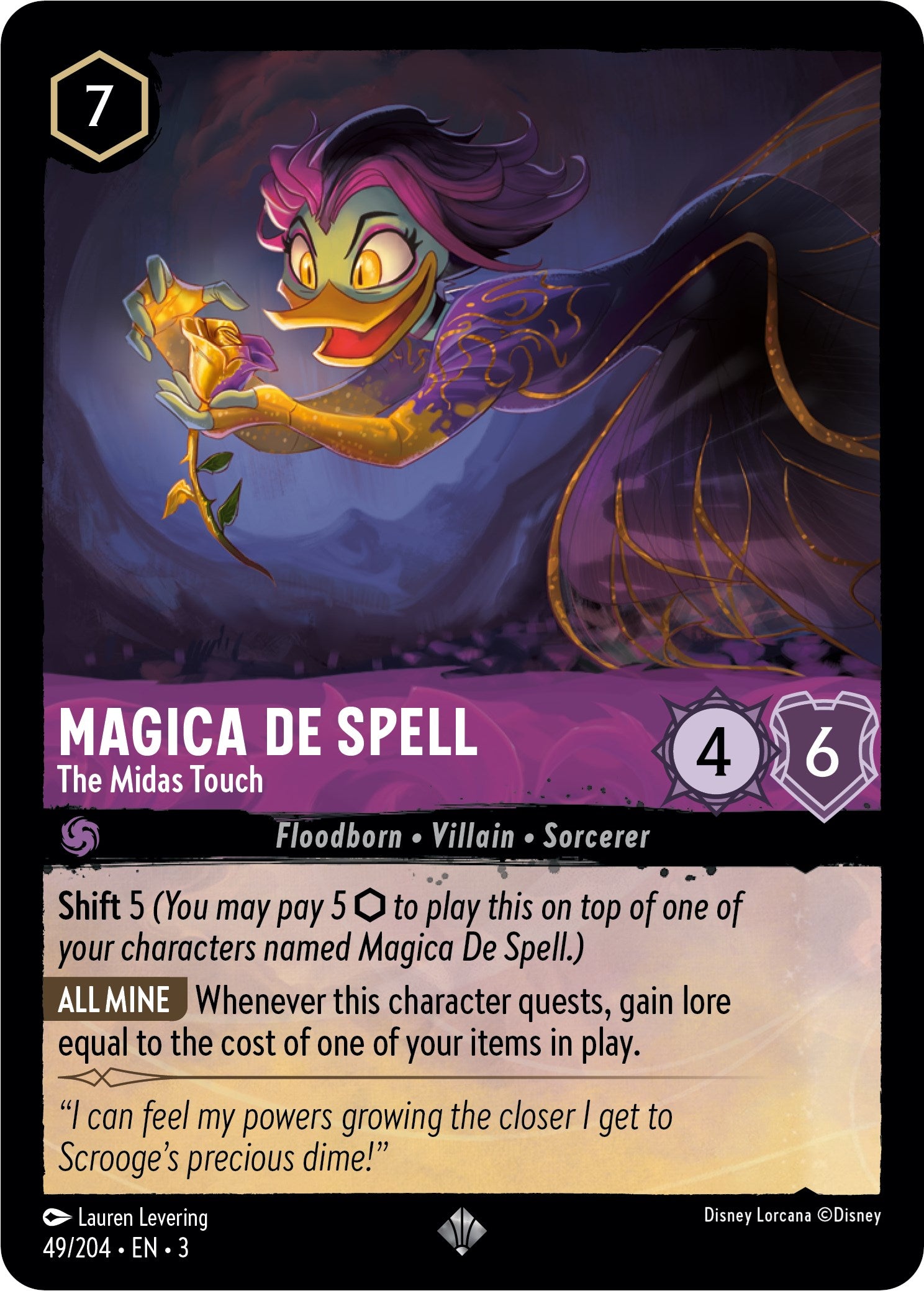 Magica De Spell - The Midas Touch (49/204) [Into the Inklands] | Devastation Store